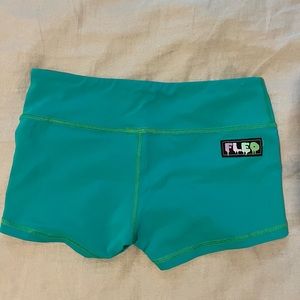 Fleo dark turquoise shorts